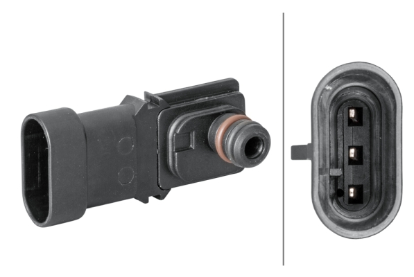 Senzor presiune supraalimentare DACIA SANDERO 1.0 Hi-Flex Benzina/Etanol 76 cai HELLA 6PP 009 400-281
