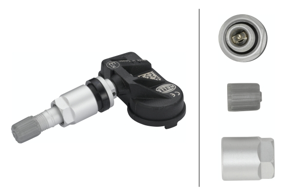 Senzor sistem de control al presiunii pneuri DACIA DUSTER (HS_) 1.6 16V Hi-Flex Benzina/Etanol 105 cai HELLA 6PP 358 139-471