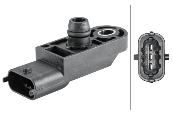 Senzor presiune supraalimentare DACIA DUSTER (HS_) 1.5 dCi 4x4 diesel 109 cai HELLA 6PP 358 152-301