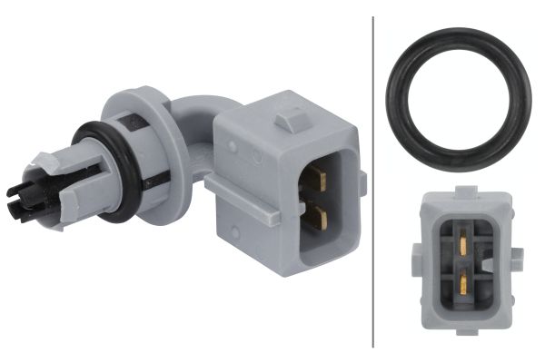 Senzor temperatura aer admisie DACIA SANDERO 1.6 LPG Benzina/Autogaz (GPL) 87 cai HELLA 6PT 009 109-221