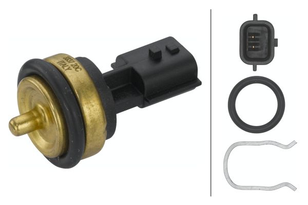 Senzor temperatura lichid de racire DACIA SANDERO II TCe 90 (B8M1, B8MA, B8AC) benzina 90 cai HELLA 6PT 013 113-221