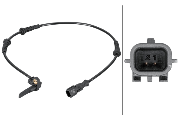 Senzor turatie roata DACIA DUSTER (HM_) 1.5 dCi 95 (HMAF) diesel 95 cai HELLA 6PU 012 806-941