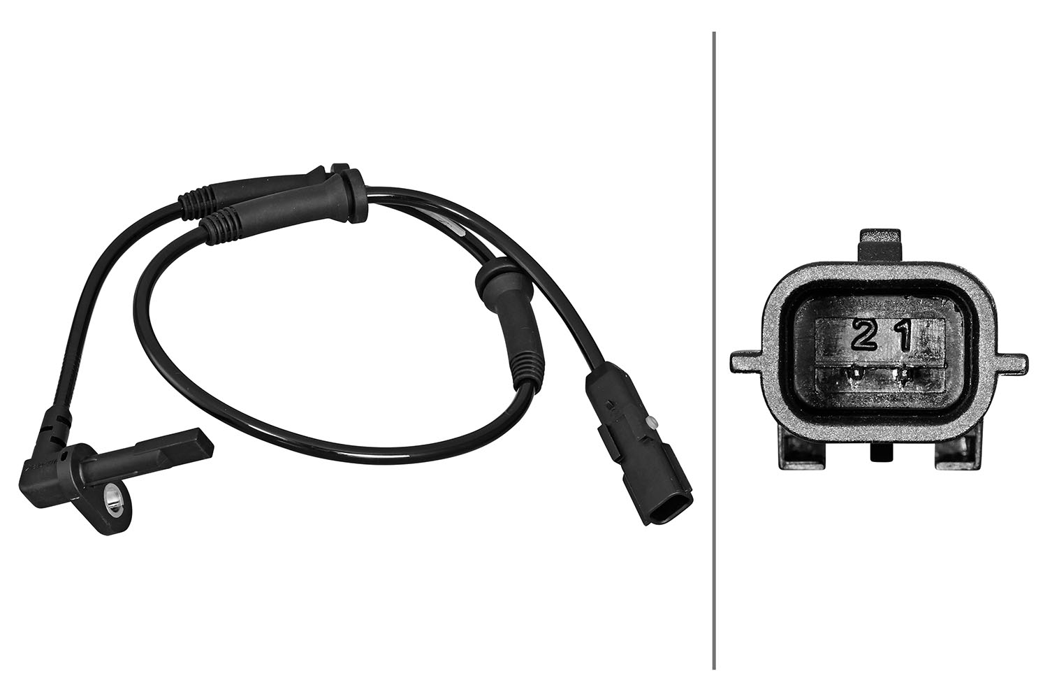 Senzor turatie roata DACIA LOGAN MCV II 1.2 benzina 73 cai HELLA 6PU 358 217-091
