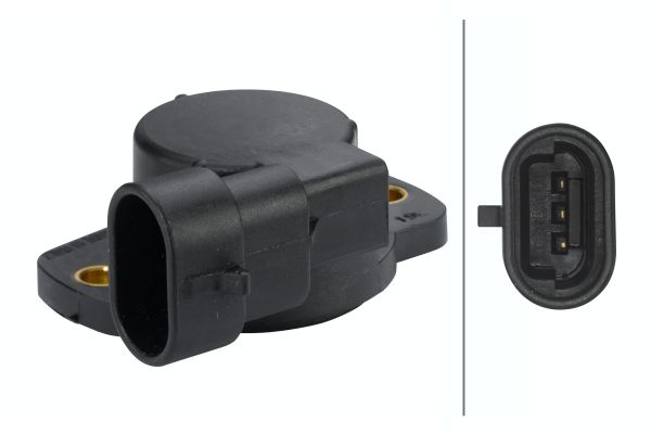 Senzor pozitie clapeta acceleratie DACIA LOGAN (LS_) 1.6 16V (LS09, LS0L, LS0M, LS0P, LS0V, LS18, LS1S, LS1V,... benzina 105 cai HELLA 6PX 008 476-451