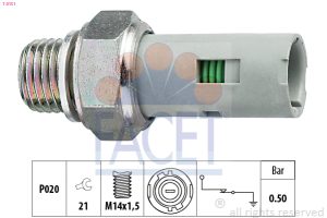 Senzor presiune ulei DACIA DUSTER Autoutilitara/SUV 1.5 dCi 4x4 diesel 90 cai FACET 7.0151