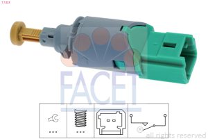 Comutator lumini frana DACIA SANDERO II 1.0 TCe 100 (B8ML) benzina 101 cai FACET 7.1223