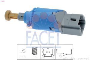 Comutator lumini frana DACIA LOGAN (LS_) 1.6 16V Flexifuel Benzina/Etanol 105 cai FACET 7.1224