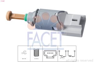 Comutator lumini frana DACIA SPRING EV (B6M1) electric 45 cai FACET 7.1227