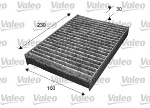 Filtru polen DACIA LOGAN (LS_) 1.6 16V (LS09, LS0L, LS0M, LS0P, LS0V, LS18, LS1S, LS1V,... benzina 105 cai VALEO 715538