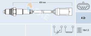 Sonda Lambda DACIA LOGAN (LS_) 1.6 (LSOB, LSOD, LSOF, LSOH) benzina 87 cai FAE 77207