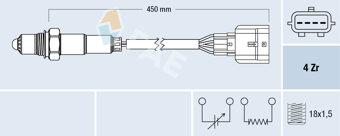Sonda Lambda DACIA DUSTER (HS_) 1.6 16V benzina 105 cai FAE 77469
