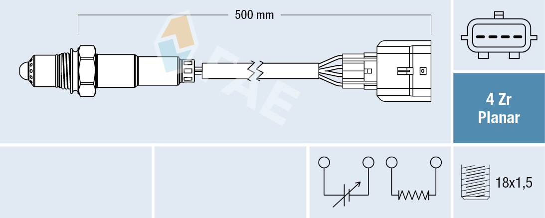 Sonda Lambda DACIA DUSTER (HS_) 1.6 16V benzina 105 cai FAE 77492