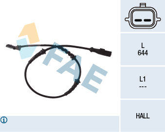 Senzor turatie roata DACIA LOGAN (LS_) 1.5 dCi (LS0K) diesel 68 cai FAE 78055