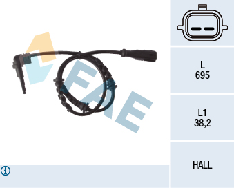 Senzor turatie roata DACIA DUSTER (HS_) 1.2 TCe 125 benzina 125 cai FAE 78119