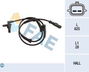Senzor turatie roata DACIA DUSTER Autoutilitara/SUV 1.6 16V Hi-Flex Benzina/Etanol 105 cai FAE 78221