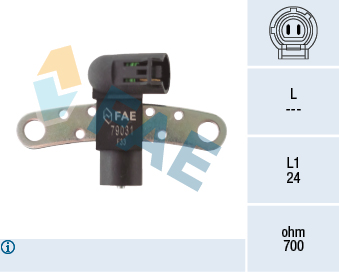 Senzor impulsuri arbore cotit DACIA LOGAN (LS_) 1.5 dCi (LS0J, LS0Y) diesel 65 cai FAE 79031