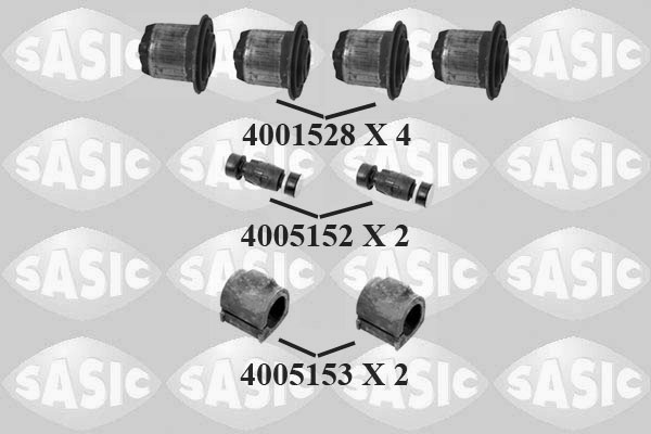 Set reparatie corp ax DACIA LOGAN MCV (KS_) 1.6 16V (KS0L, KS0M, KS0P, KS1S) benzina 105 cai SASIC 7964002S