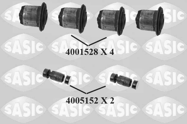 Set reparatie corp ax DACIA LOGAN MCV (KS_) 1.6 16V (KS0L, KS0M, KS0P, KS1S) benzina 105 cai SASIC 7964005S