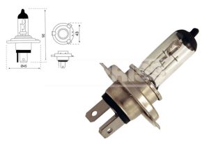 Bec far faza lunga DACIA SANDERO 1.2 16V benzina 75 cai CARPRISS 79780235
