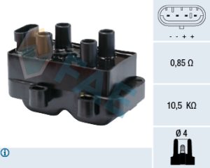 Bobina de inductie DACIA LOGAN EXPRESS (FS_) 1.6 MPI 85 benzina 84 cai FAE 80222