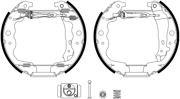 Set saboti frana DACIA LOGAN pick-up (US_) 1.6 MPI 85 benzina 84 cai TEXTAR 84069300