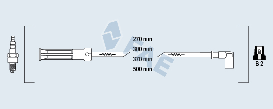 Set cablaj aprindere DACIA LOGAN MCV (KS_) 1.6 (KS0B, KS0D, KS0F) benzina 87 cai FAE 85994