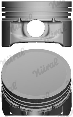 Piston DACIA LOGAN (LS_) 1.2 16V (LS1N, LS02, BS02) benzina 75 cai NURAL 87-450000-00