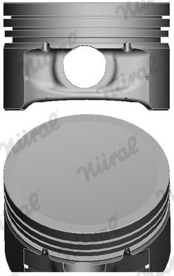 Piston DACIA LOGAN (LS_) 1.2 16V (LS1N, LS02, BS02) benzina 75 cai NURAL 87-450007-00