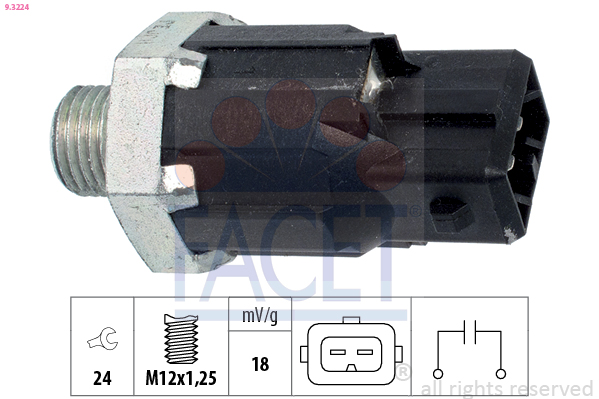 Senzor batai DACIA LOGAN MCV (KS_) 1.6 MPI 85 benzina 84 cai FACET 9.3224