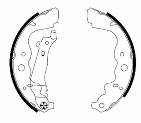 Set saboti frana DACIA DUSTER (HM_) 1.0 TCe LPG Benzina/Autogaz (GPL) 91 cai TEXTAR 91069300