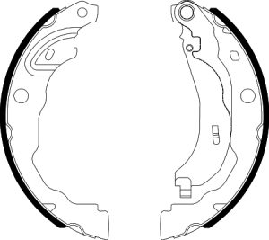 Set saboti frana DACIA JOGGER (RK_) 1.0 TCe 110 (RKMD) benzina 110 cai TEXTAR 91088200