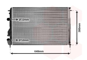 Radiator racire motor DACIA LOGAN pick-up (US_) 1.5 dCi (US00, US0J, US0Y) diesel 65 cai VAN WEZEL 43002312
