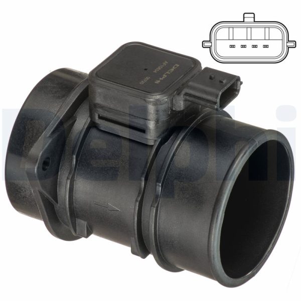 Senzor debit aer DACIA DUSTER (HM_) 1.5 dCi 115 4x4 diesel 114 cai DELPHI AF10634-12B1