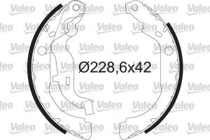 Set saboti frana DACIA DUSTER (HS_) 1.6 SCe 115 4x4 benzina 115 cai VALEO 564210