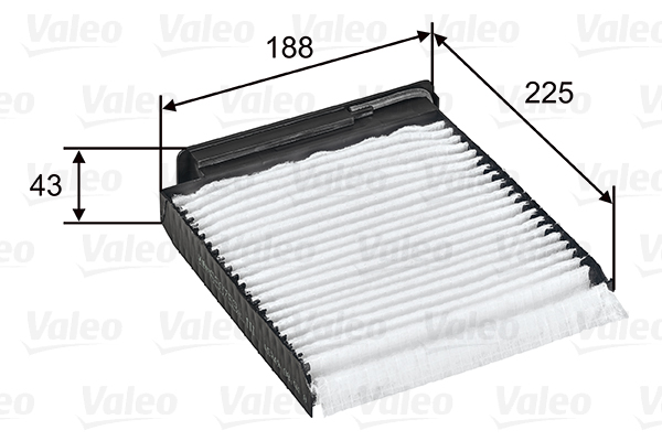 Filtru polen DACIA LOGAN pick-up (US_) 1.5 dCi (US00, US0J, US0Y) diesel 65 cai VALEO 698753