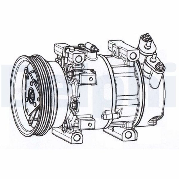 Compresor climatizare DACIA LOGAN EXPRESS (FS_) 1.4 benzina 75 cai DELPHI CS20533