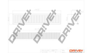 Filtru aer DACIA SANDERO 1.5 dCi diesel 86 cai DRIVE DP1110.10.0095