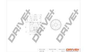 Filtru ulei DACIA LOGAN MCV II 1.2 benzina 73 cai DRIVE DP1110.11.0058