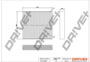 Filtru polen DACIA LOGAN II TCe 90 LPG Benzina/Autogaz (GPL) 90 cai DRIVE DP1110.12.0084