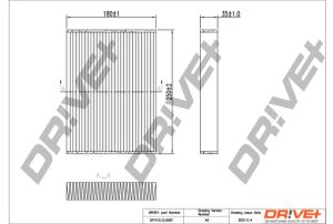Filtru polen DACIA LODGY (JS_) 1.6 benzina 83 cai DRIVE DP1110.12.0087