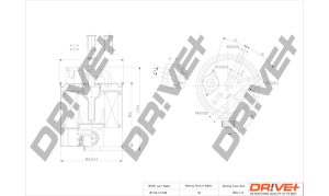 Filtru combustibil DACIA SANDERO 1.5 dCi diesel 65 cai DRIVE DP1110.13.0126