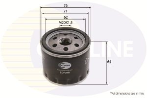 Filtru ulei DACIA LOGAN II 1.0 SCe 75 benzina 73 cai COMLINE EOF216