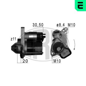 Electromotor DACIA LODGY (JS_) 1.2 TCe (JSAY, JSM0) benzina 115 cai ERA 220791
