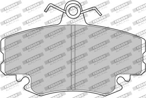 Placute frana DACIA SANDERO 1.6 MPI 85 (BS03) benzina 84 cai FERODO RACING FCP845H