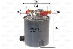 Filtru combustibil DACIA LOGAN (LS_) 1.5 dCi (LS0W) diesel 86 cai VALEO 587572