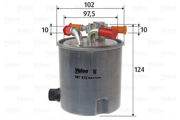 Filtru combustibil DACIA LOGAN (LS_) 1.5 dCi (LS0W) diesel 86 cai VALEO 587572