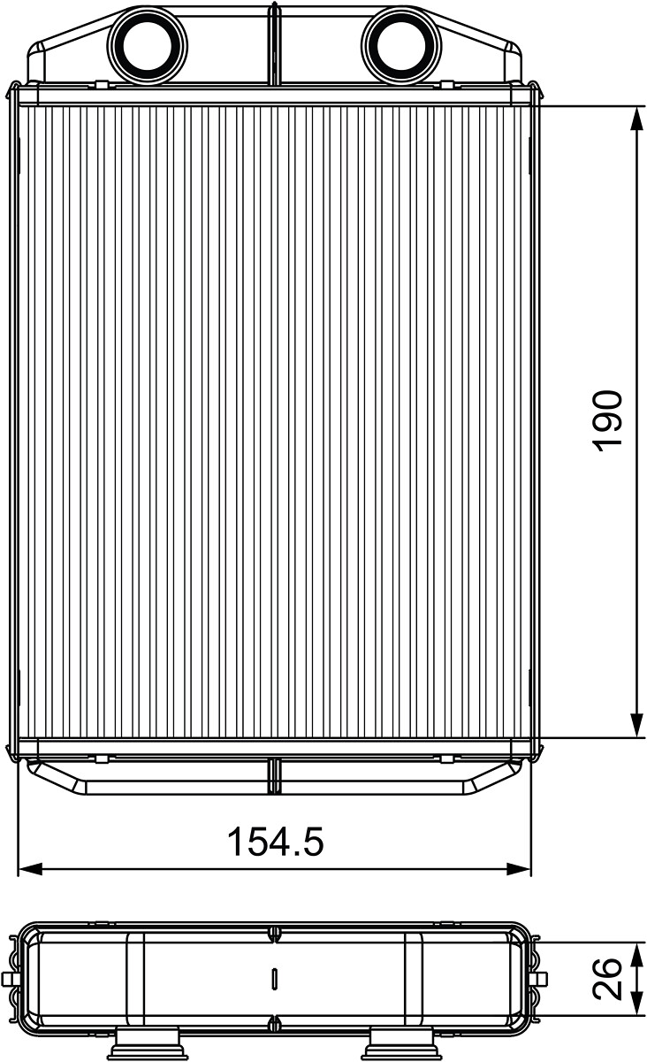 Schimbator caldura incalzire habitaclu DACIA LODGY (JS_) 1.2 TCe (JSAY, JSM0) benzina 115 cai VALEO 811553