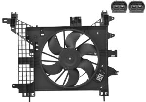Ventilator radiator DACIA DUSTER (HS_) 1.6 16V Hi-Flex Benzina/Etanol 105 cai VAN WEZEL 1555748