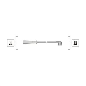 Set cablaj aprindere DACIA LOGAN (LS_) 1.4 (LSOA, LSOC, LSOE, LSOG) benzina 75 cai MAGNETI MARELLI 941319170029