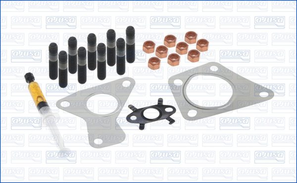 Set montaj turbocompresor DACIA DUSTER (HS_) 1.5 dCi 4x4 (HSMC, HSMD) diesel 110 cai AJUSA JTC11465